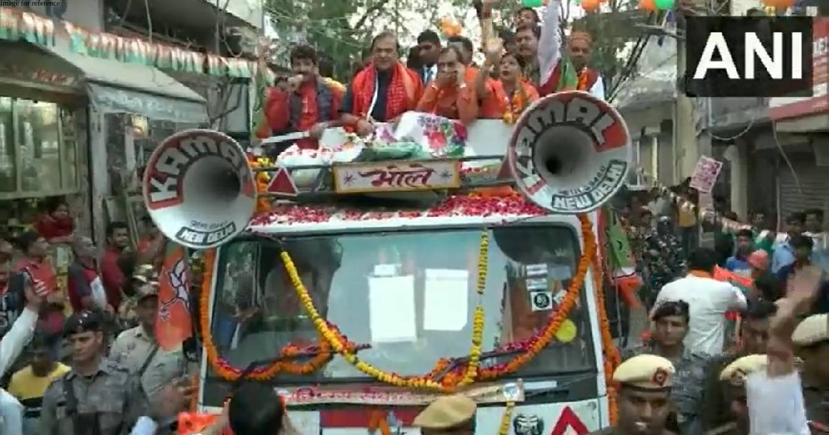 MCD polls: Assam CM Sarma holds roadshow in Delhi, says people's excitement gives clarity on election results